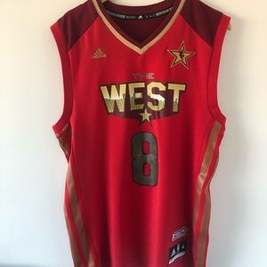Deron Williams 2011 “The West” red All Star Jersey